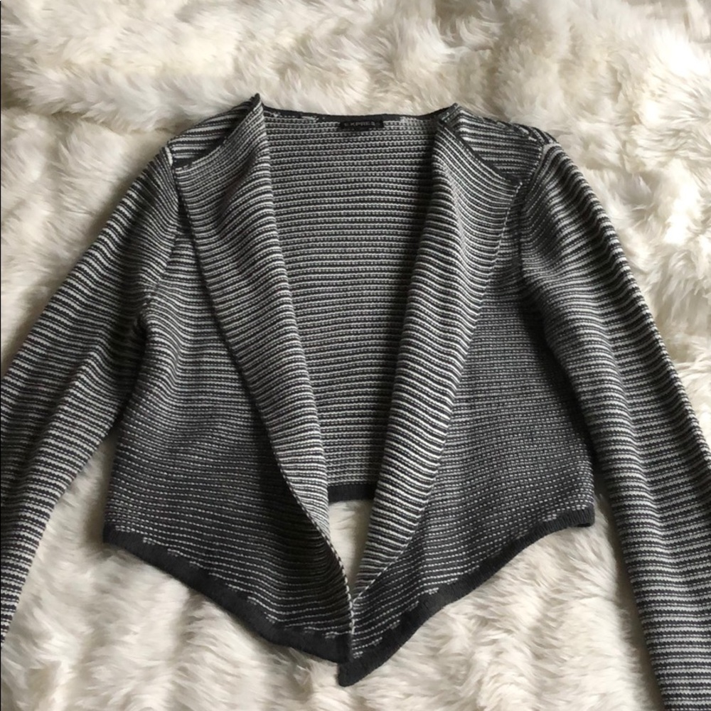 Knit cropped cardigan